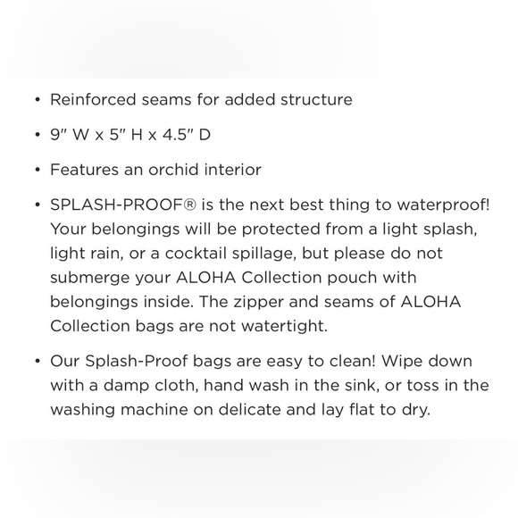 Aloha Collection x Sun kissed Hello Kitty Hawaii Exclusive Pink Palaka Dopp Kit - Picture 8 of 10